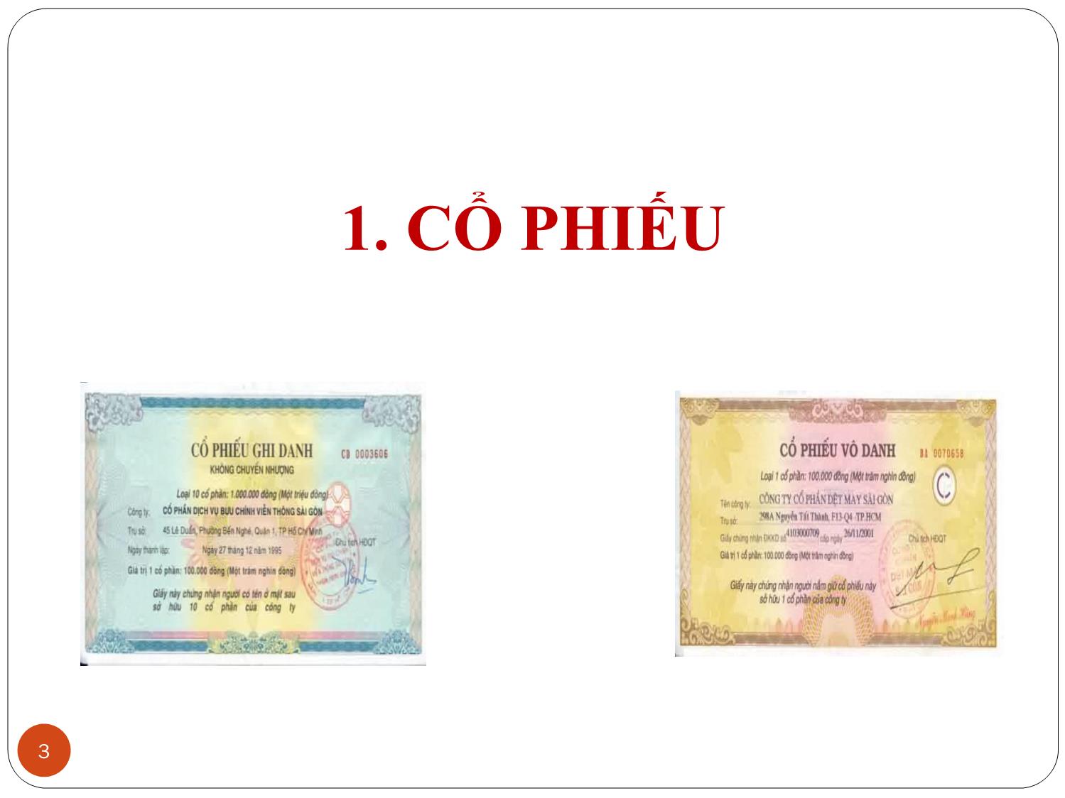 Bài giảng Phân tích tài chính - Bài 13: Cổ phiếu và mô hình chiết khấu cổ tức trang 3