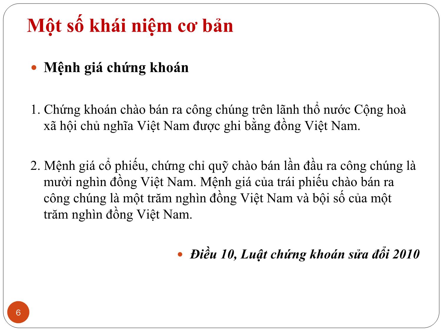 Bài giảng Phân tích tài chính - Bài 13: Cổ phiếu và mô hình chiết khấu cổ tức trang 6