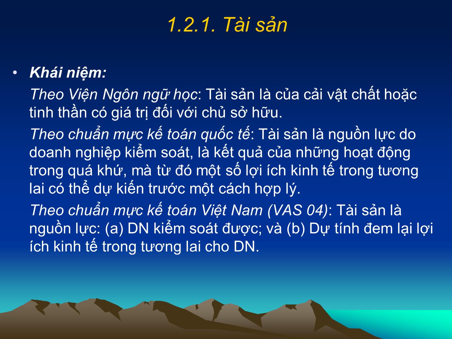 Bài giảng Tài chính doanh nghiệp - Chương 1: Tổng quan về định giá tài sản trang 10