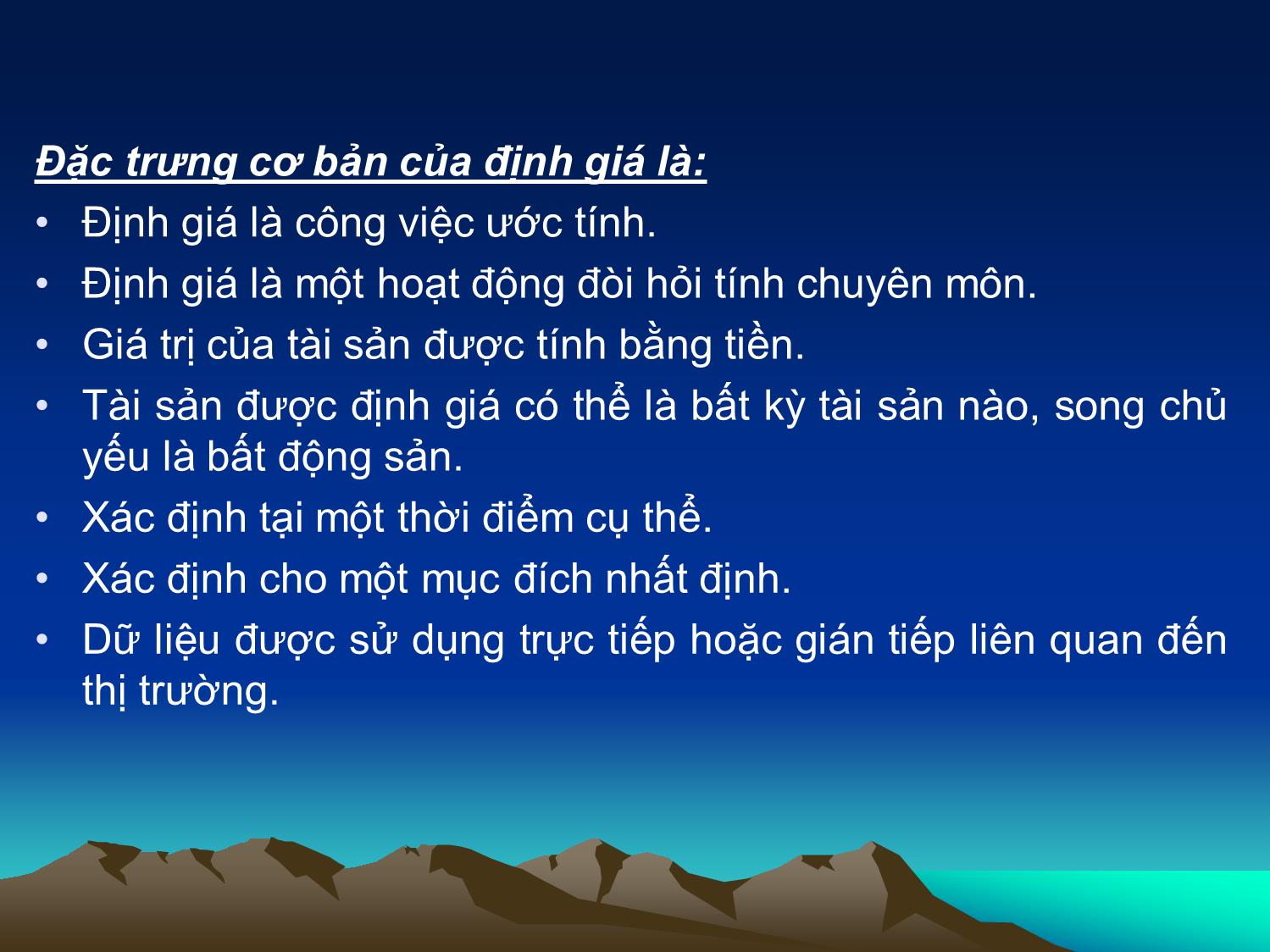 Bài giảng Tài chính doanh nghiệp - Chương 1: Tổng quan về định giá tài sản trang 6