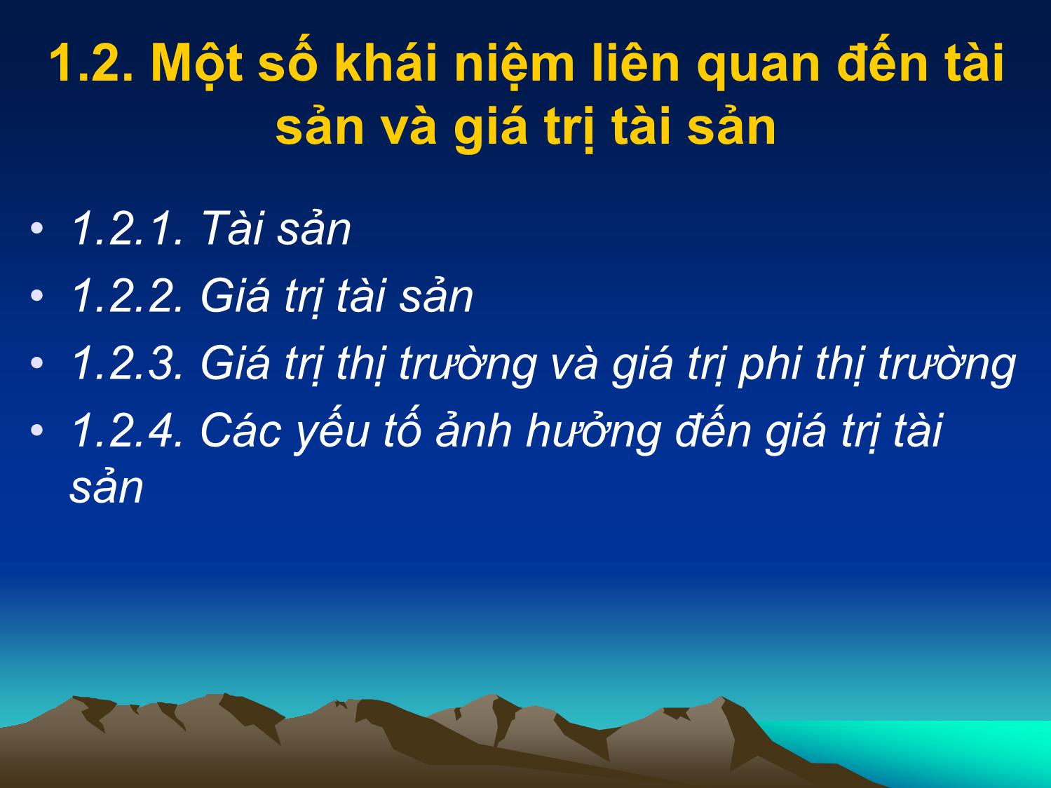 Bài giảng Tài chính doanh nghiệp - Chương 1: Tổng quan về định giá tài sản trang 9