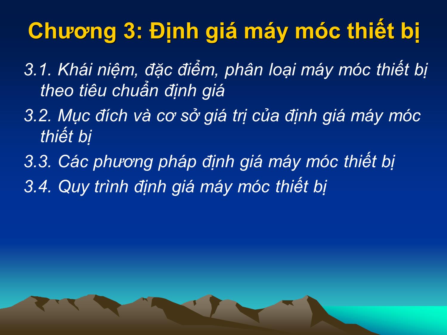 Bài giảng Tài chính doanh nghiệp - Chương 3: Định giá máy móc thiết bị trang 1