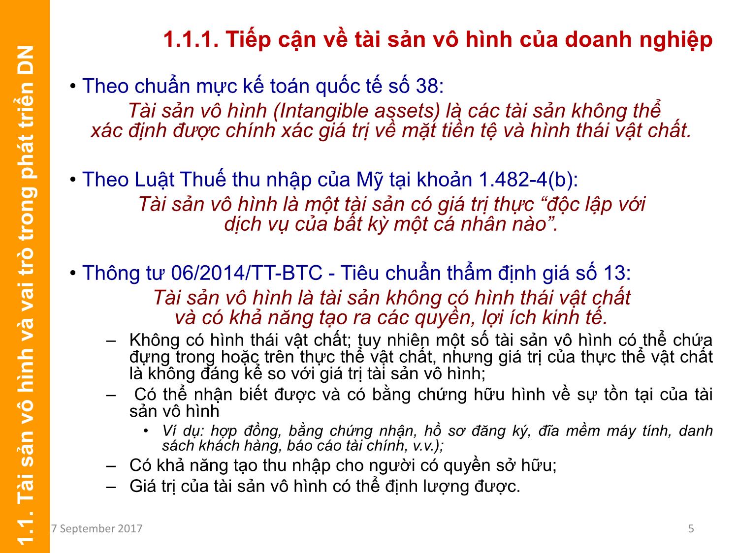 Bài giảng Định giá và chuyển nhượng thương hiệu - Chương 1: Định giá và chuyển nhượng thương hiệu trang 5