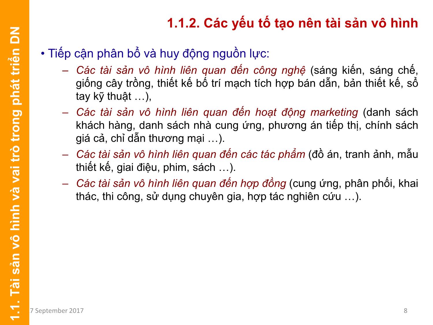 Bài giảng Định giá và chuyển nhượng thương hiệu - Chương 1: Định giá và chuyển nhượng thương hiệu trang 8