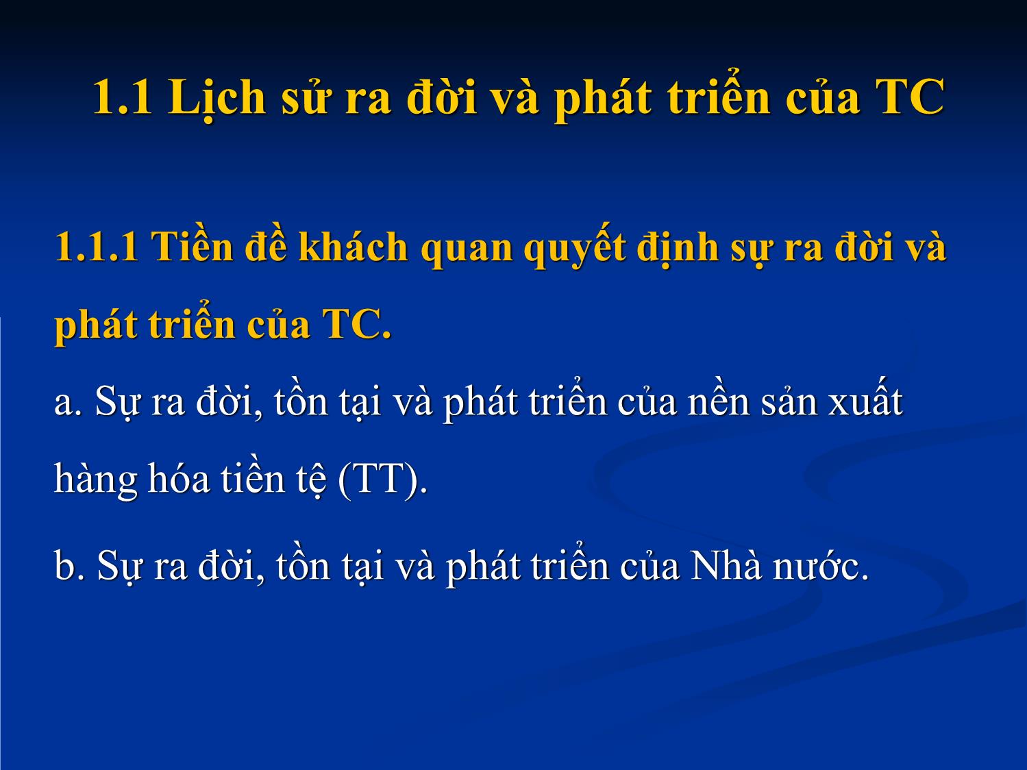 Bài giảng Nhập môn tài chính tiền tệ - Chương 1: Những vấn đề cơ bản về tài chính trang 6