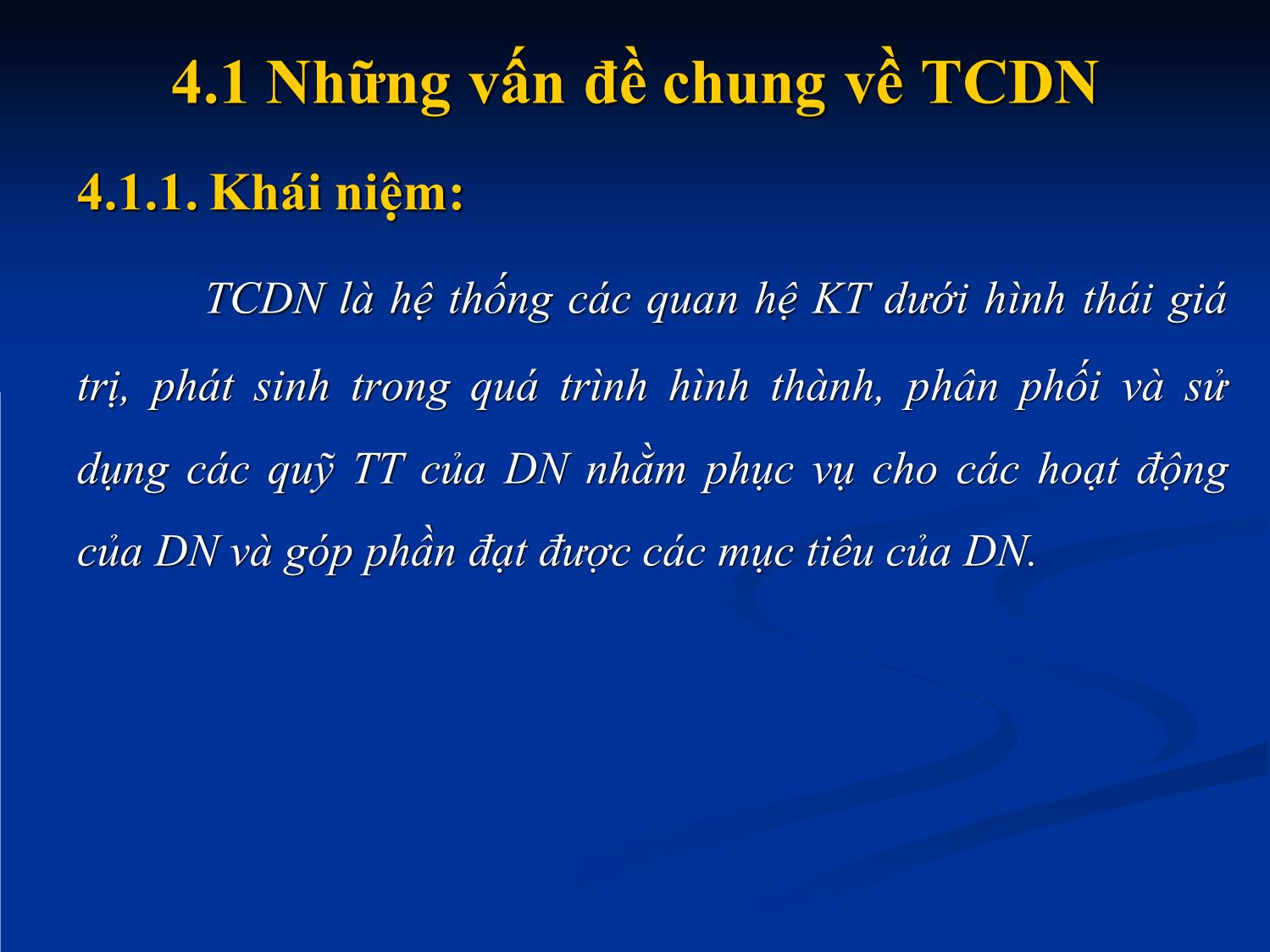 Bài giảng Nhập môn tài chính tiền tệ - Chương 4: Tài chính doanh nghiệp trang 3