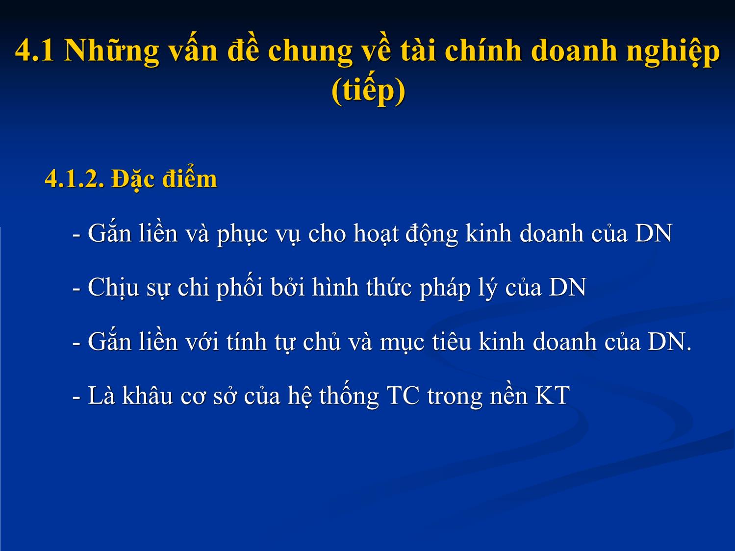 Bài giảng Nhập môn tài chính tiền tệ - Chương 4: Tài chính doanh nghiệp trang 4