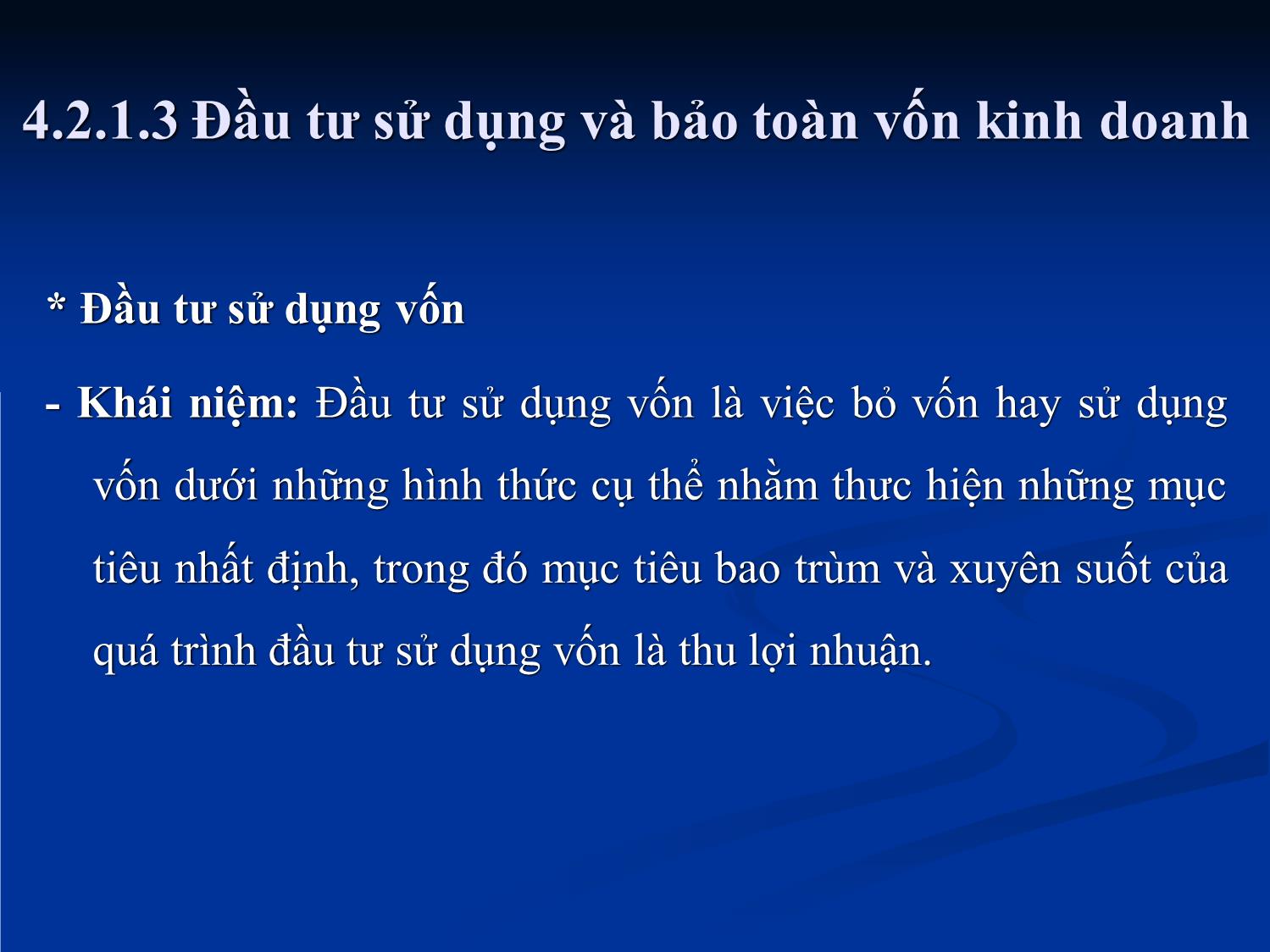 Bài giảng Nhập môn tài chính tiền tệ - Chương 4: Tài chính doanh nghiệp trang 9