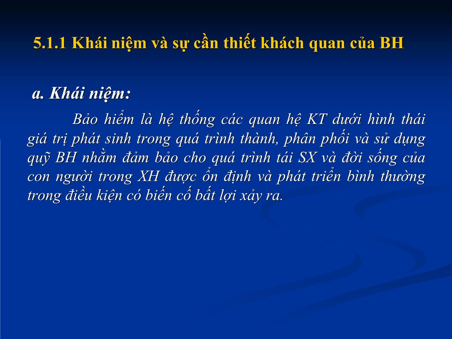 Bài giảng Nhập môn tài chính tiền tệ - Chương 5: Bảo hiểm trang 4