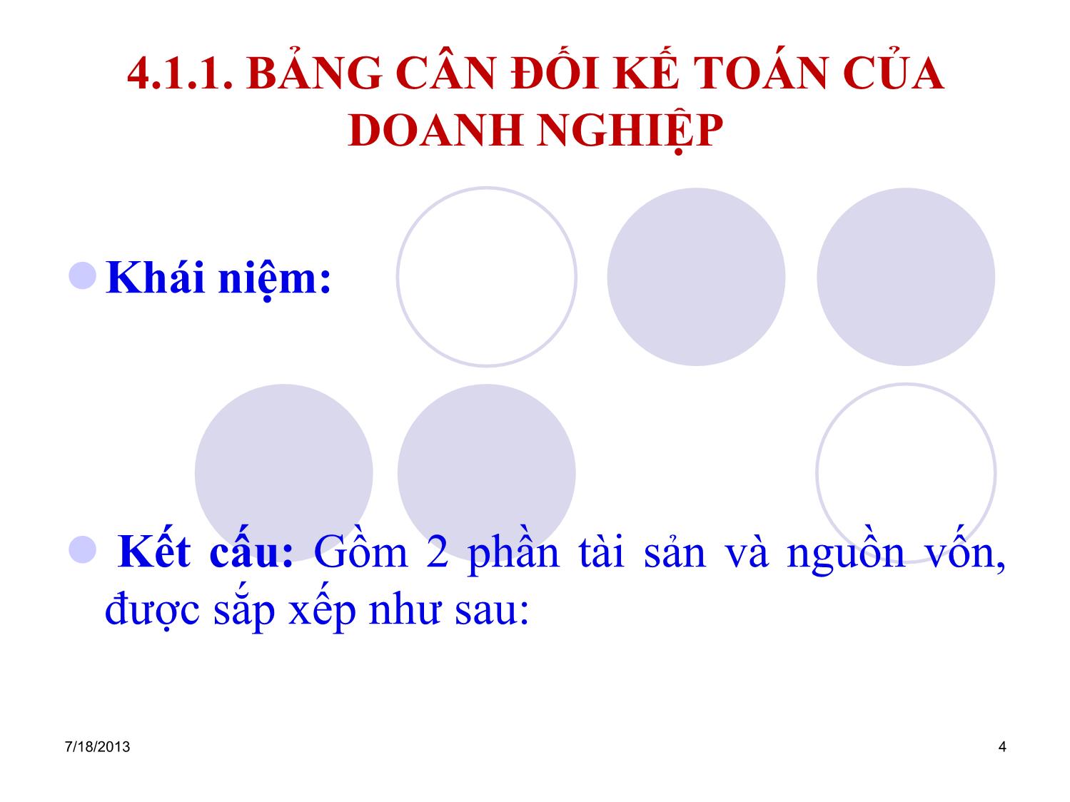 Bài giảng Tài chính doanh nghiệp - Chương 4: Báo cáo tài chính các hệ số tài chính của doanh nghiệp trang 4