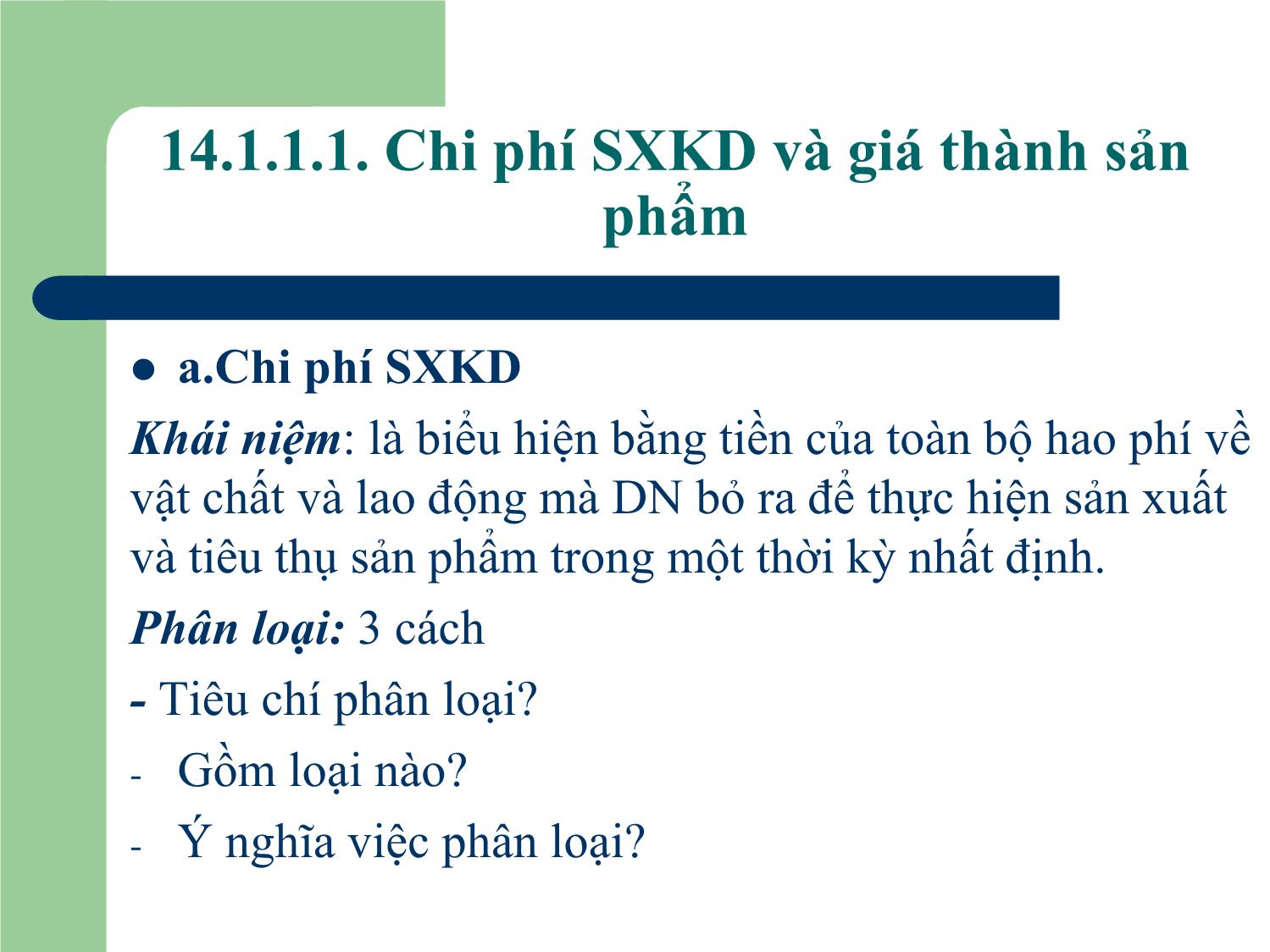 Bài giảng Tài chính doanh nghiệp - Chương 14: Lợi nhuận và phân phối lợi nhuận của doanh nghiệp trang 7