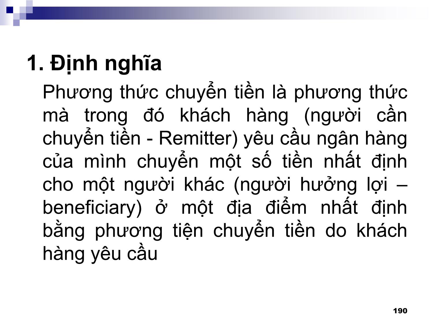 Bài giảng Thanh toán quốc tế - Chương 4: Các phương thức thanh toán quốc tế trang 3