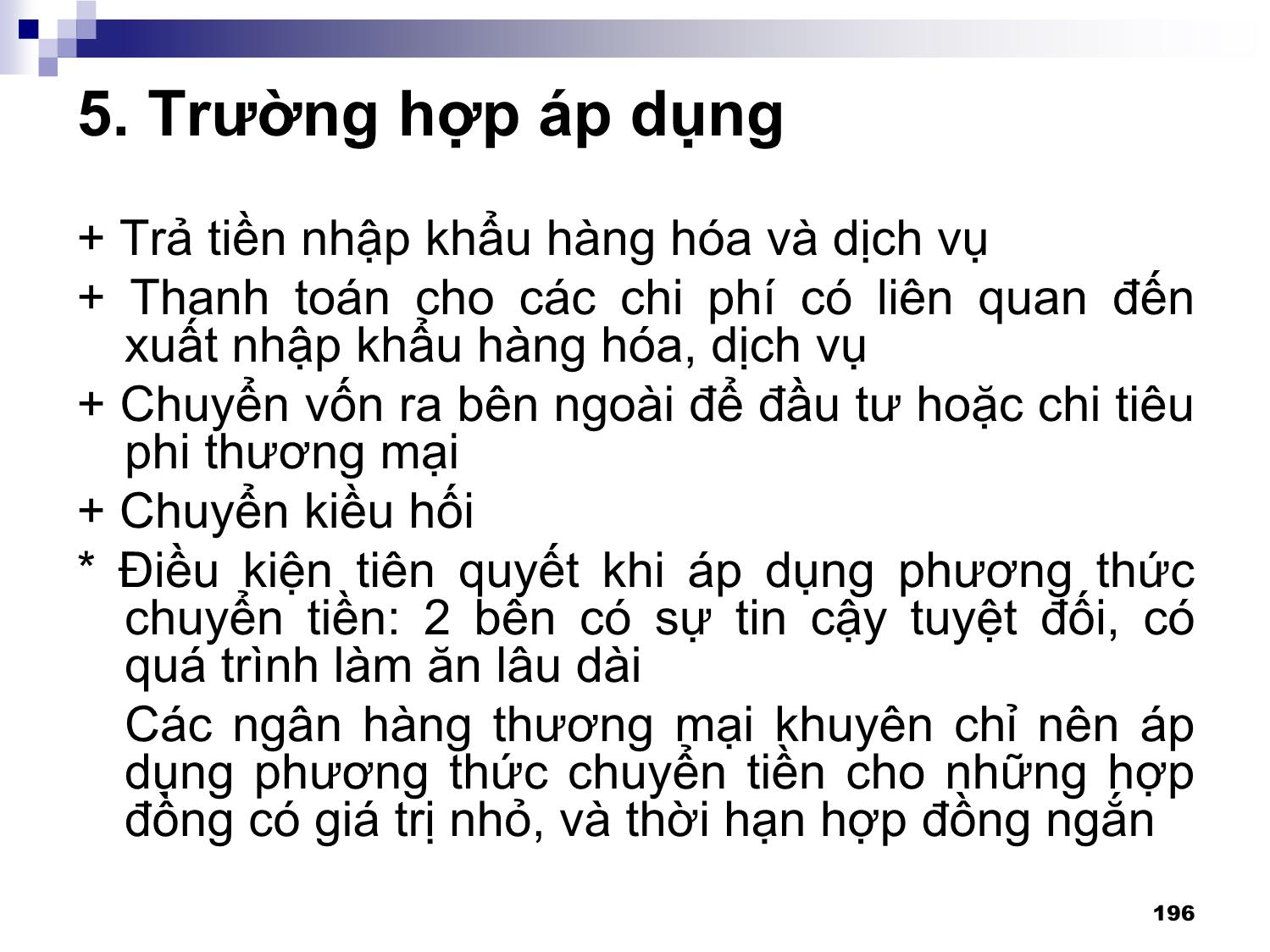 Bài giảng Thanh toán quốc tế - Chương 4: Các phương thức thanh toán quốc tế trang 9