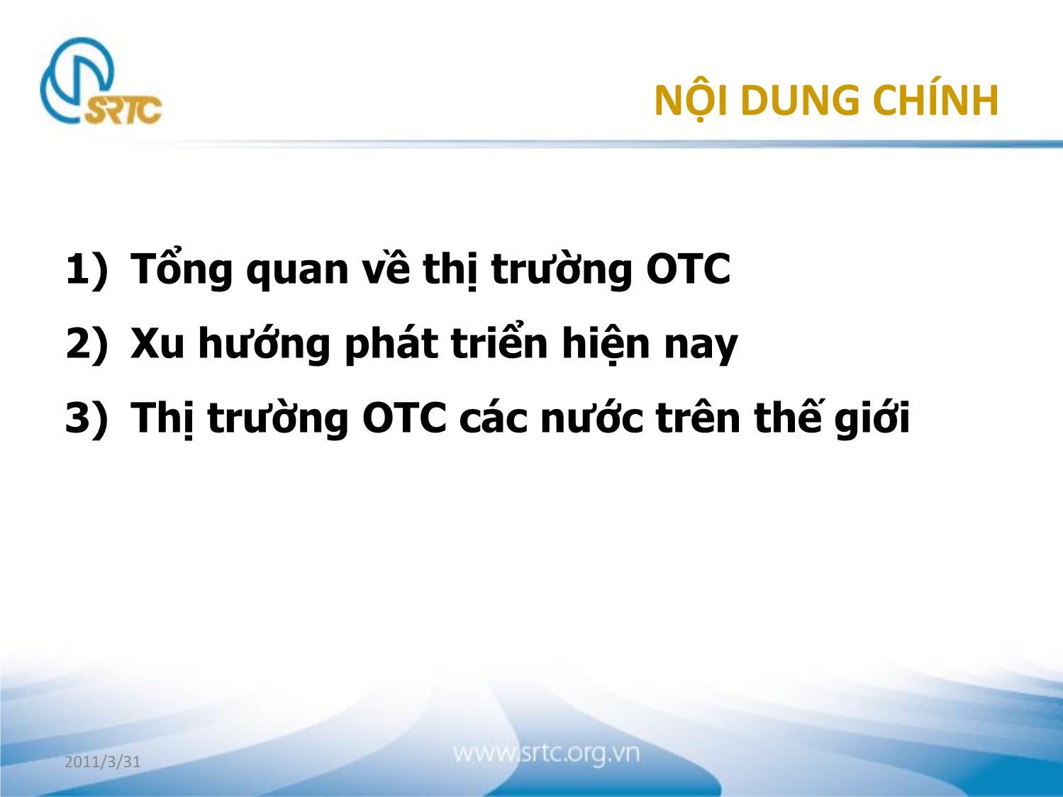 Bài giảng Thị trường chứng khoán phi tập trung trang 2