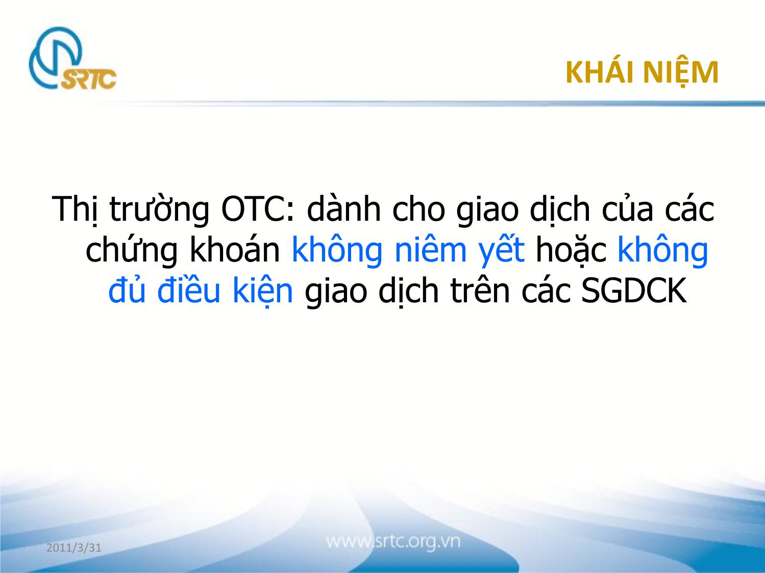 Bài giảng Thị trường chứng khoán phi tập trung trang 5