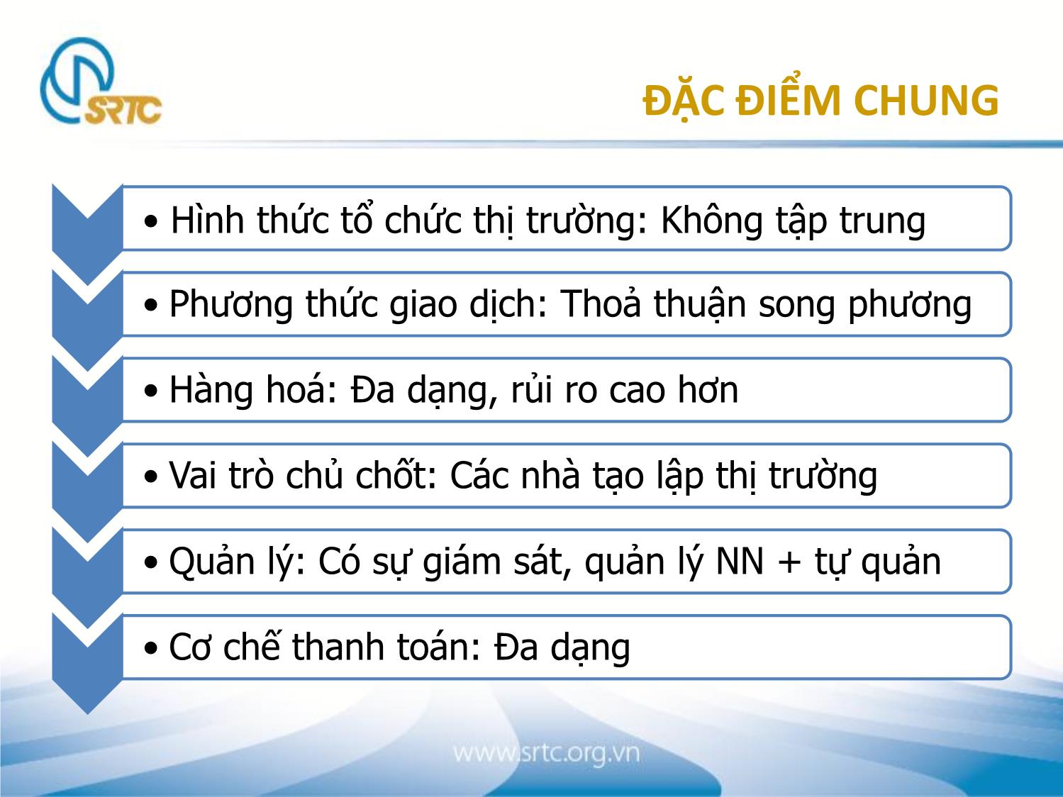 Bài giảng Thị trường chứng khoán phi tập trung trang 9