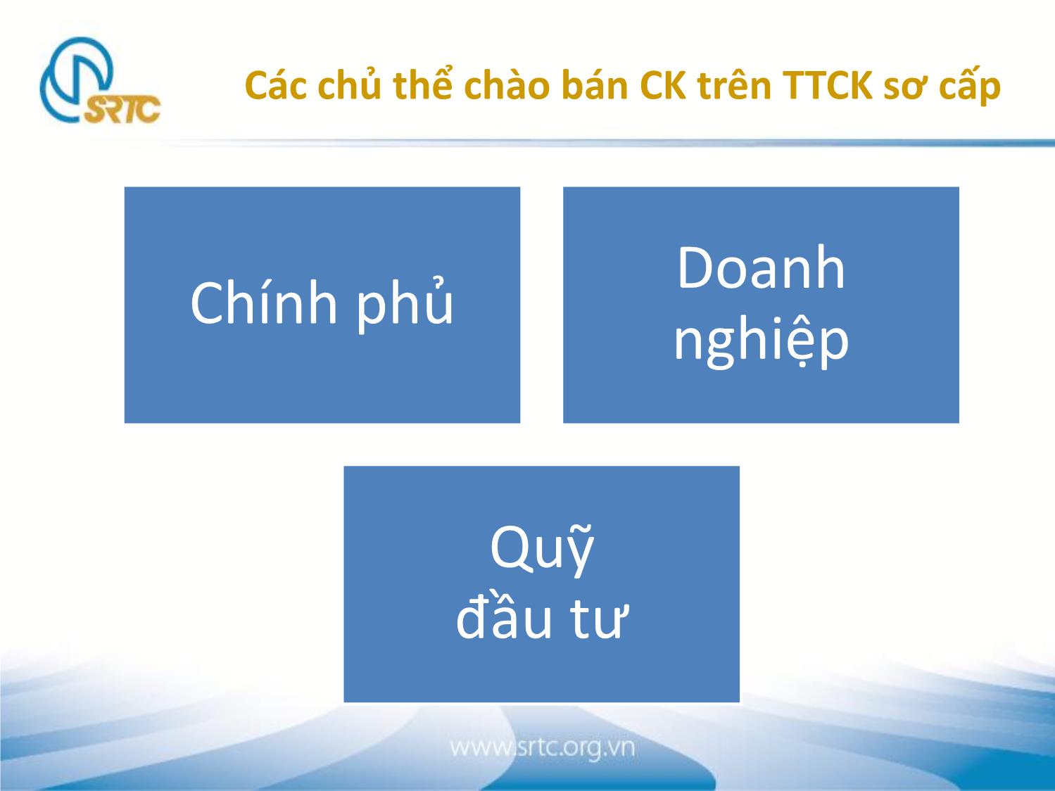 Bài giảng Thị trường chứng khoán sơ cấp trang 7