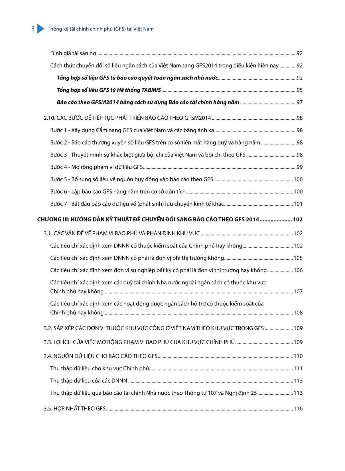 Tài liệu Thống kê tài chính chính phủ (GFS) tại Việt Nam trang 8