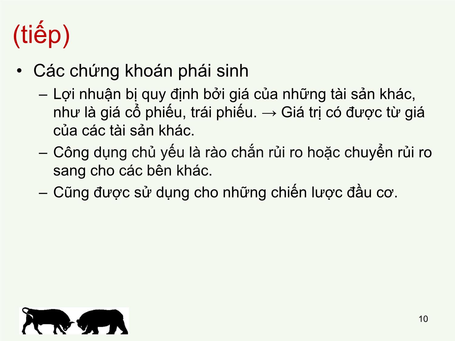 Bài giảng Đầu tư tài chính - Chương 1: Môi trường đầu tư - Trần Thị Thái Hà trang 10