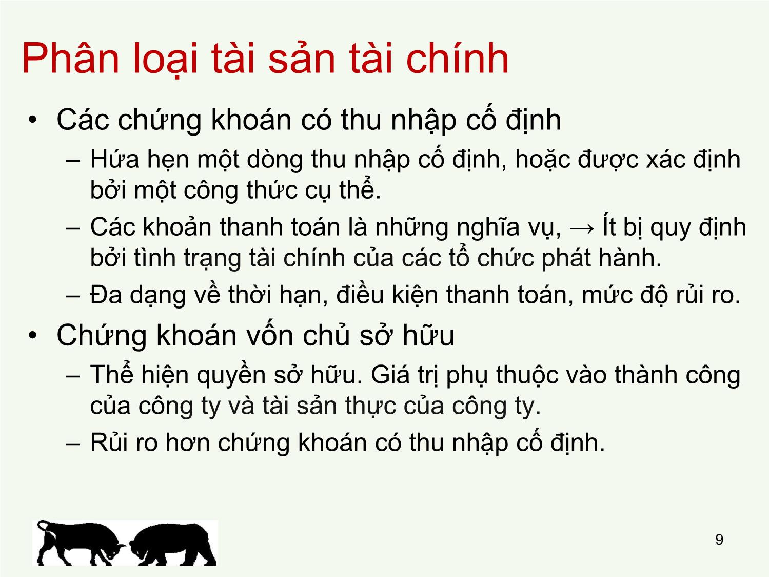 Bài giảng Đầu tư tài chính - Chương 1: Môi trường đầu tư - Trần Thị Thái Hà trang 9