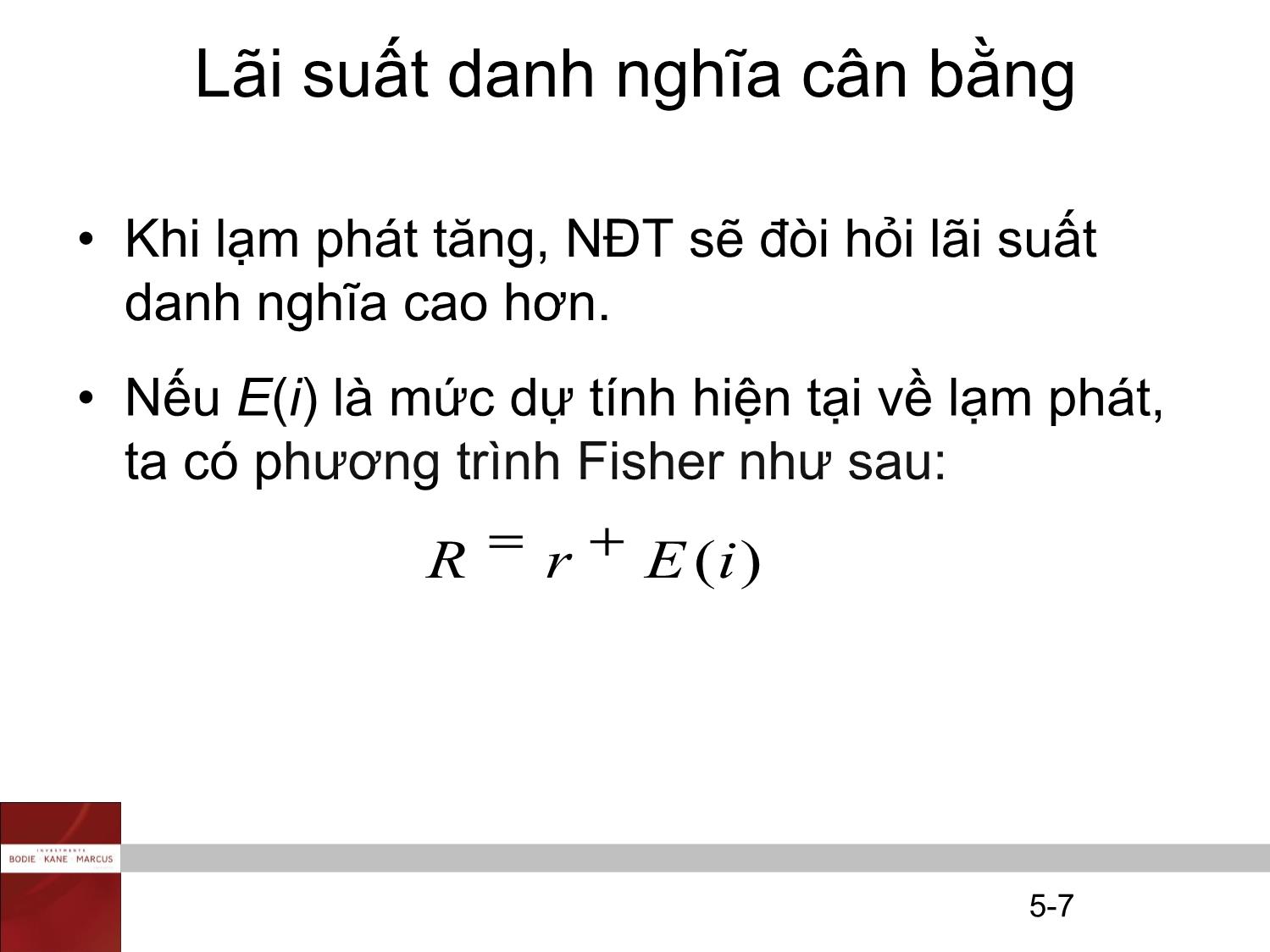 Bài giảng Đầu tư tài chính - Chương 2: Rủi ro và lợi suất - Trần Thị Thái Hà trang 7