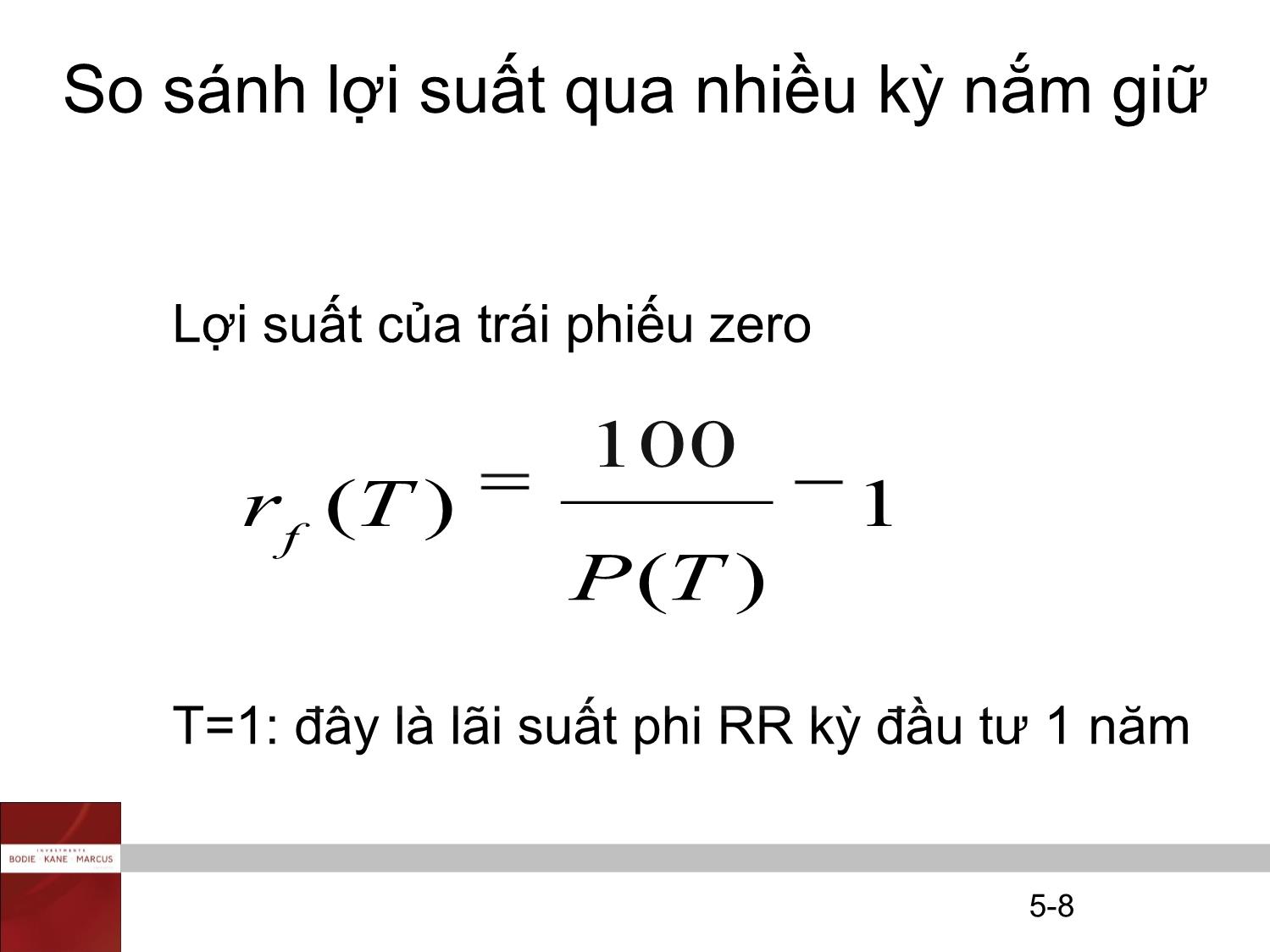 Bài giảng Đầu tư tài chính - Chương 2: Rủi ro và lợi suất - Trần Thị Thái Hà trang 8