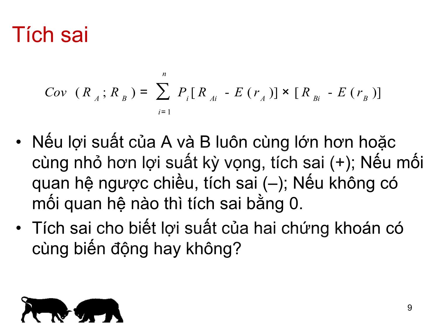 Bài giảng Đầu tư tài chính - Chương 4: Đa dạng hóa hiệu quả - Trần Thị Thái Hà trang 9