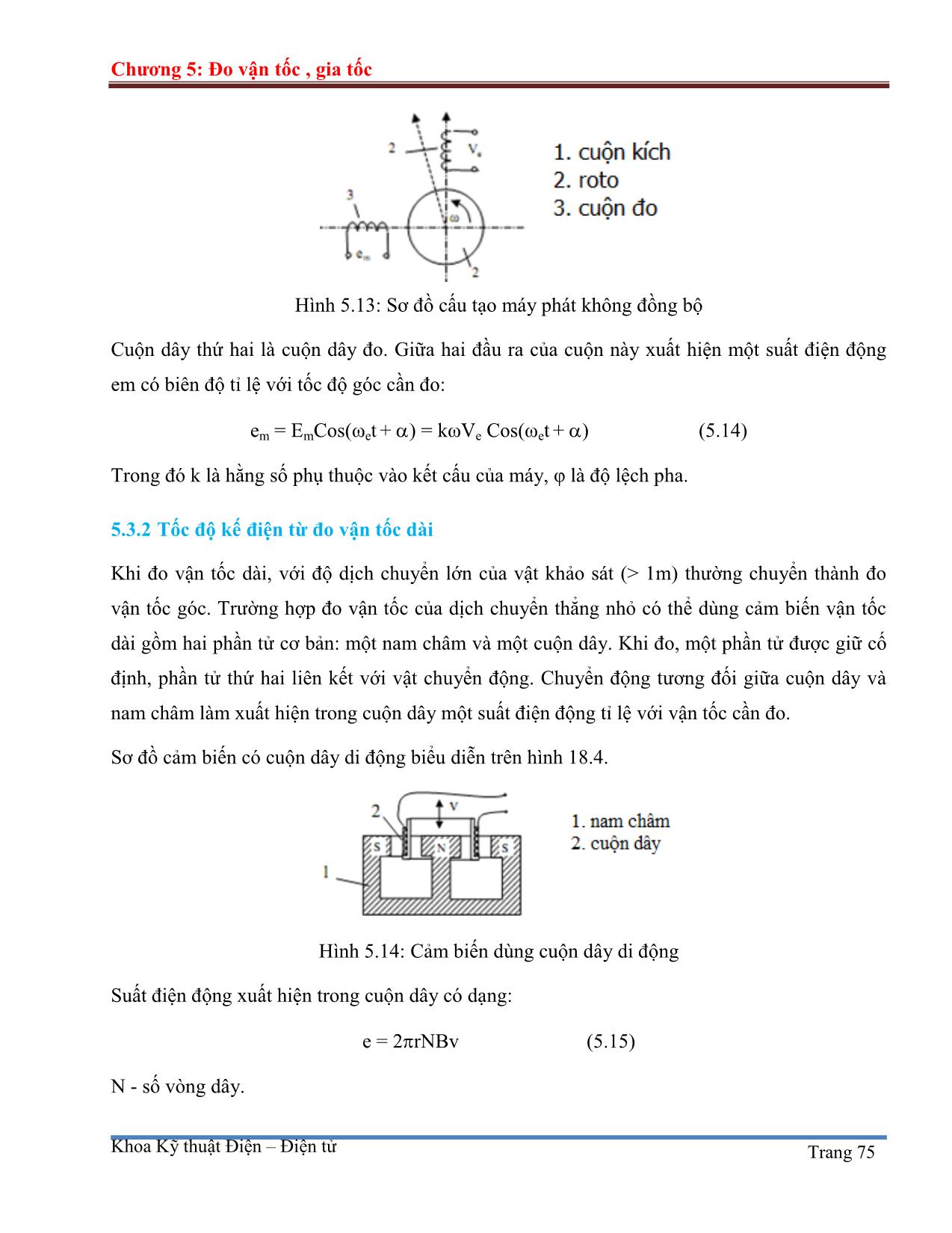 Giáo trình Đo lường cảm biến (Phần 2) trang 9