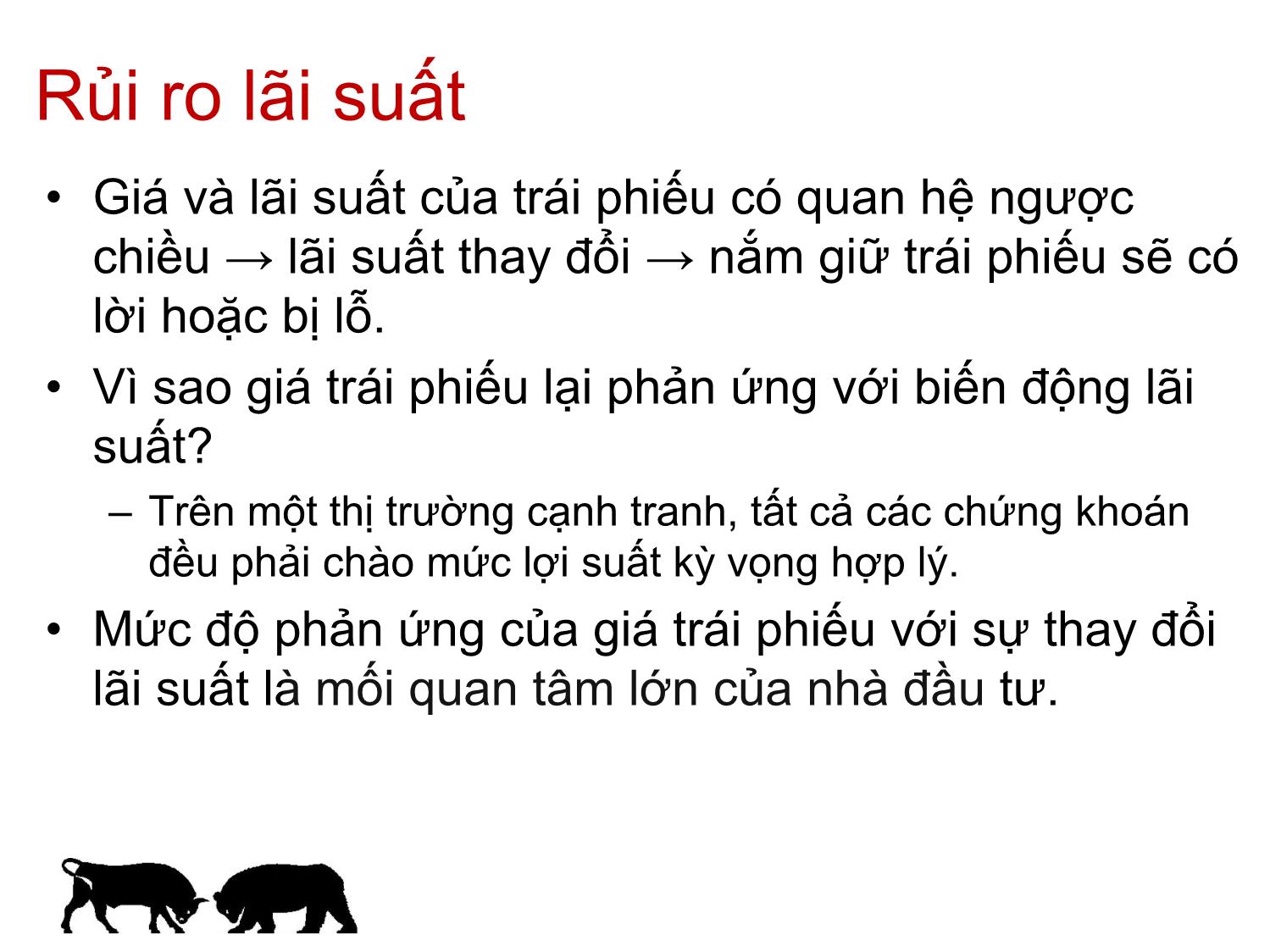 Bài giảng Đầu tư tài chính - Chương 7: Độ nhạy cảm của giá trái phiếu - Trần Thị Thái Hà trang 2