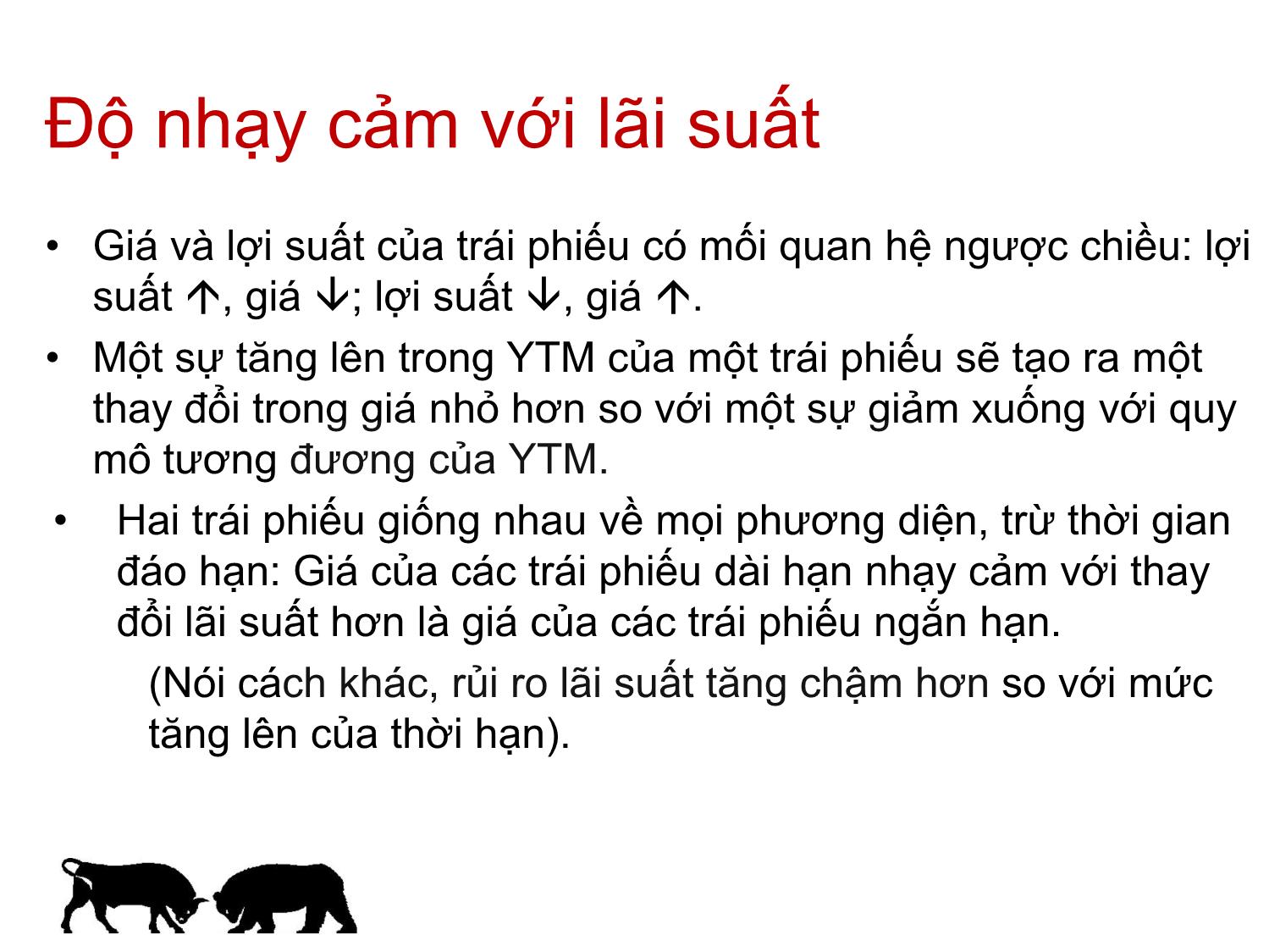 Bài giảng Đầu tư tài chính - Chương 7: Độ nhạy cảm của giá trái phiếu - Trần Thị Thái Hà trang 3