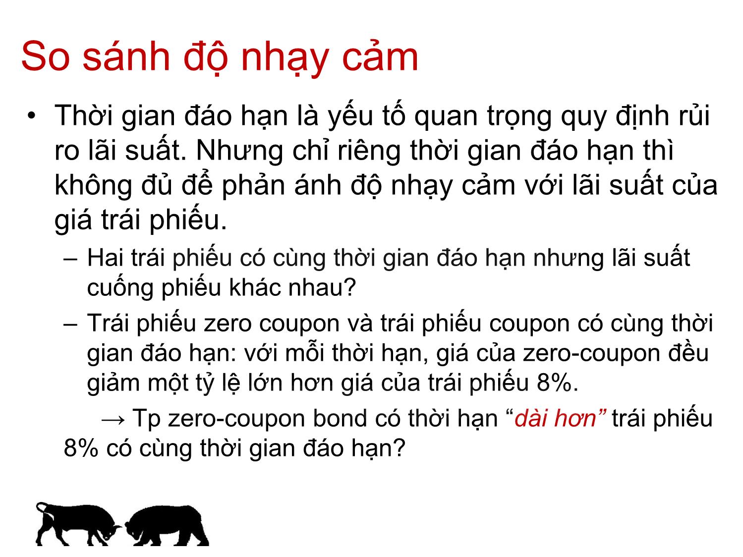 Bài giảng Đầu tư tài chính - Chương 7: Độ nhạy cảm của giá trái phiếu - Trần Thị Thái Hà trang 5