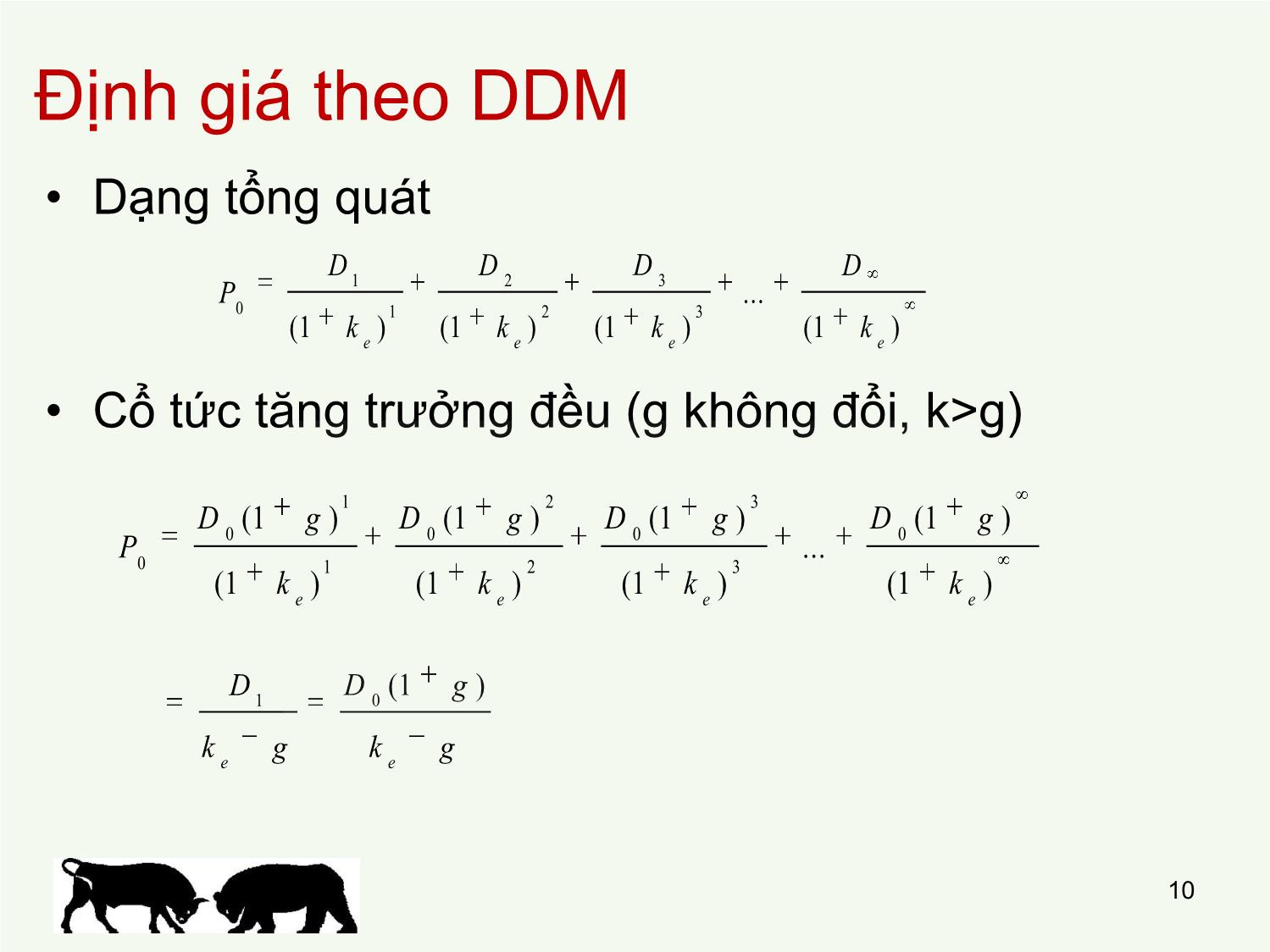 Bài giảng Đầu tư tài chính - Chương 9: Phân tích và đầu tư cổ phiếu - Trần Thị Thái Hà trang 10