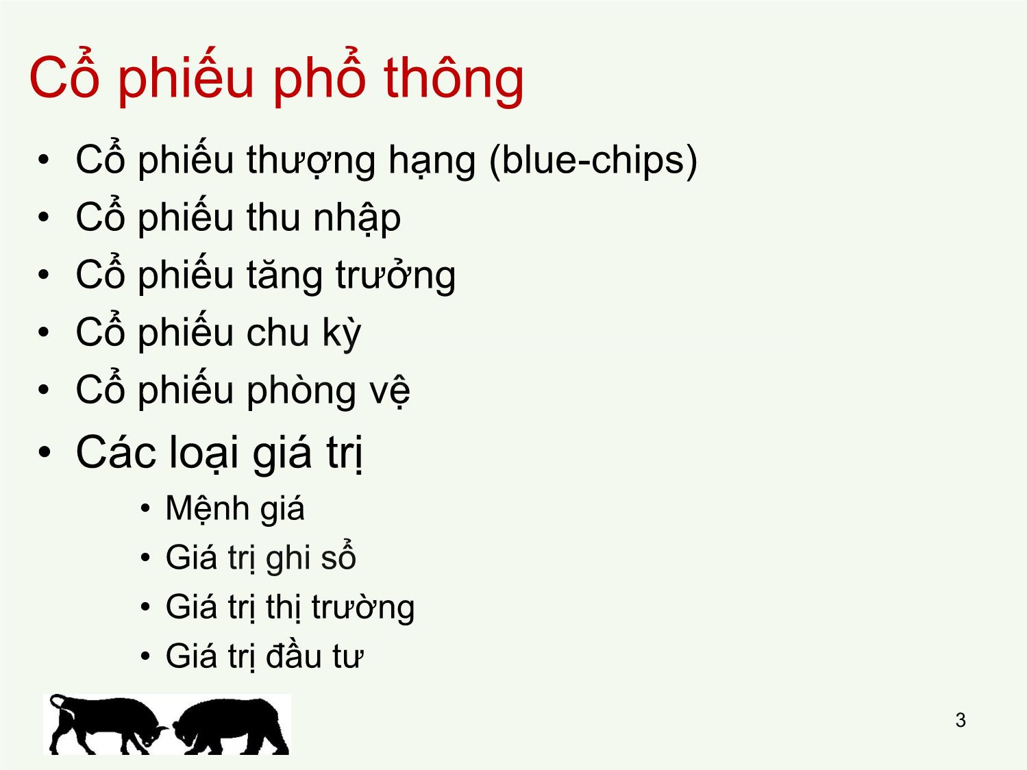 Bài giảng Đầu tư tài chính - Chương 9: Phân tích và đầu tư cổ phiếu - Trần Thị Thái Hà trang 3