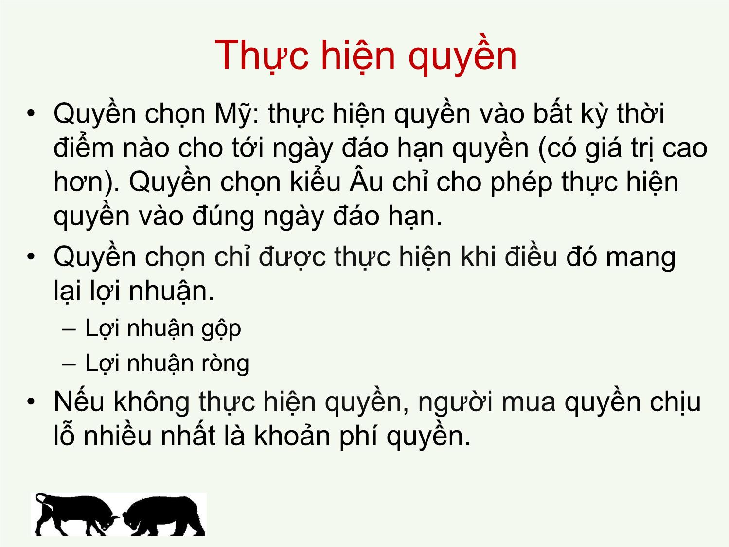 Bài giảng Đầu tư tài chính - Chương 10: Quyền chọn - Trần Thị Thái Hà trang 4