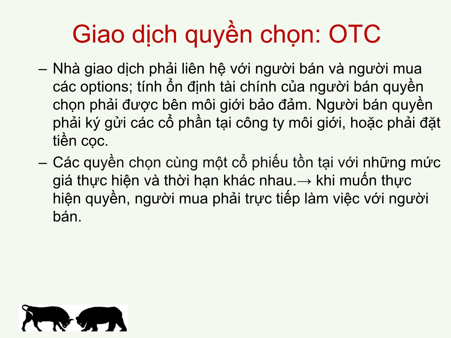 Bài giảng Đầu tư tài chính - Chương 10: Quyền chọn - Trần Thị Thái Hà trang 6