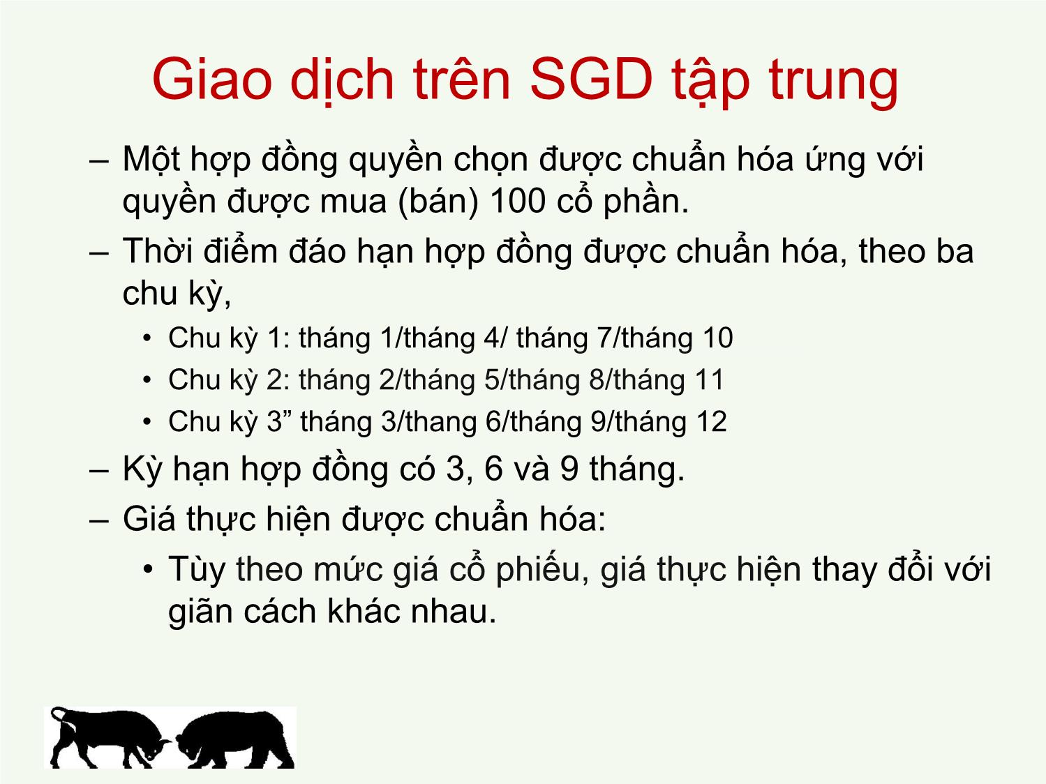 Bài giảng Đầu tư tài chính - Chương 10: Quyền chọn - Trần Thị Thái Hà trang 7