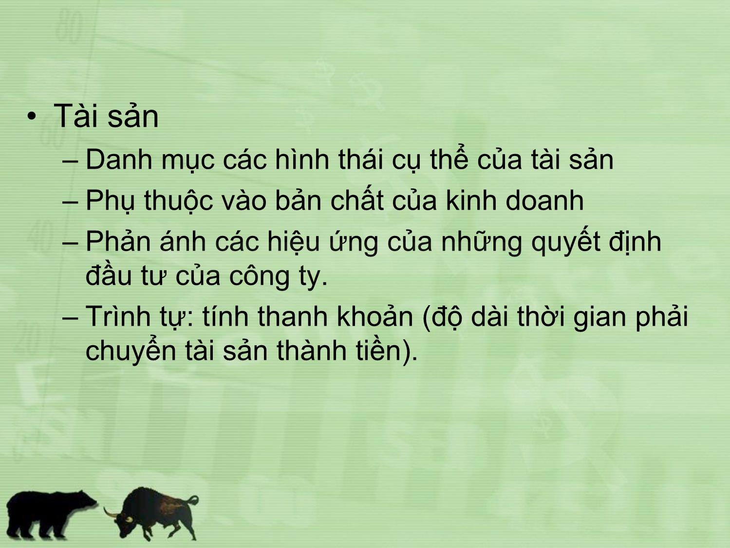 Bài giảng Đầu tư tài chính - Chương 11: Phân tích báo cáo tài chính - Trần Thị Thái Hà trang 10