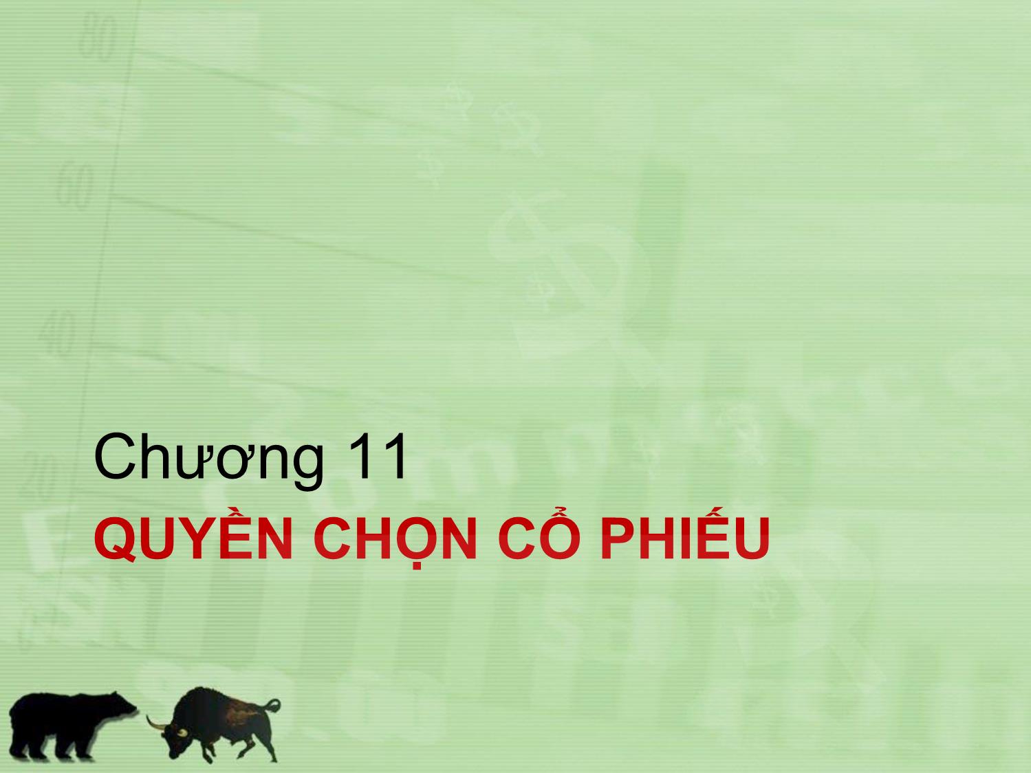 Bài giảng Đầu tư tài chính - Chương 12: Quyền chọn cổ phiếu - Trần Thị Thái Hà trang 1