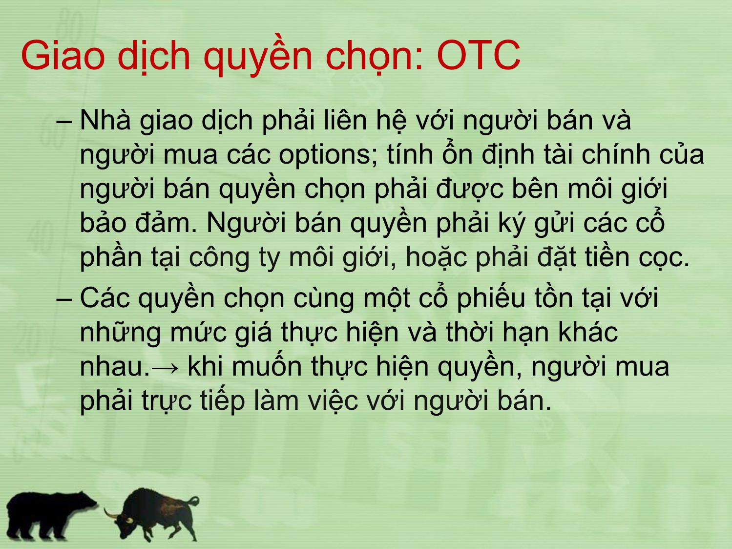 Bài giảng Đầu tư tài chính - Chương 12: Quyền chọn cổ phiếu - Trần Thị Thái Hà trang 7