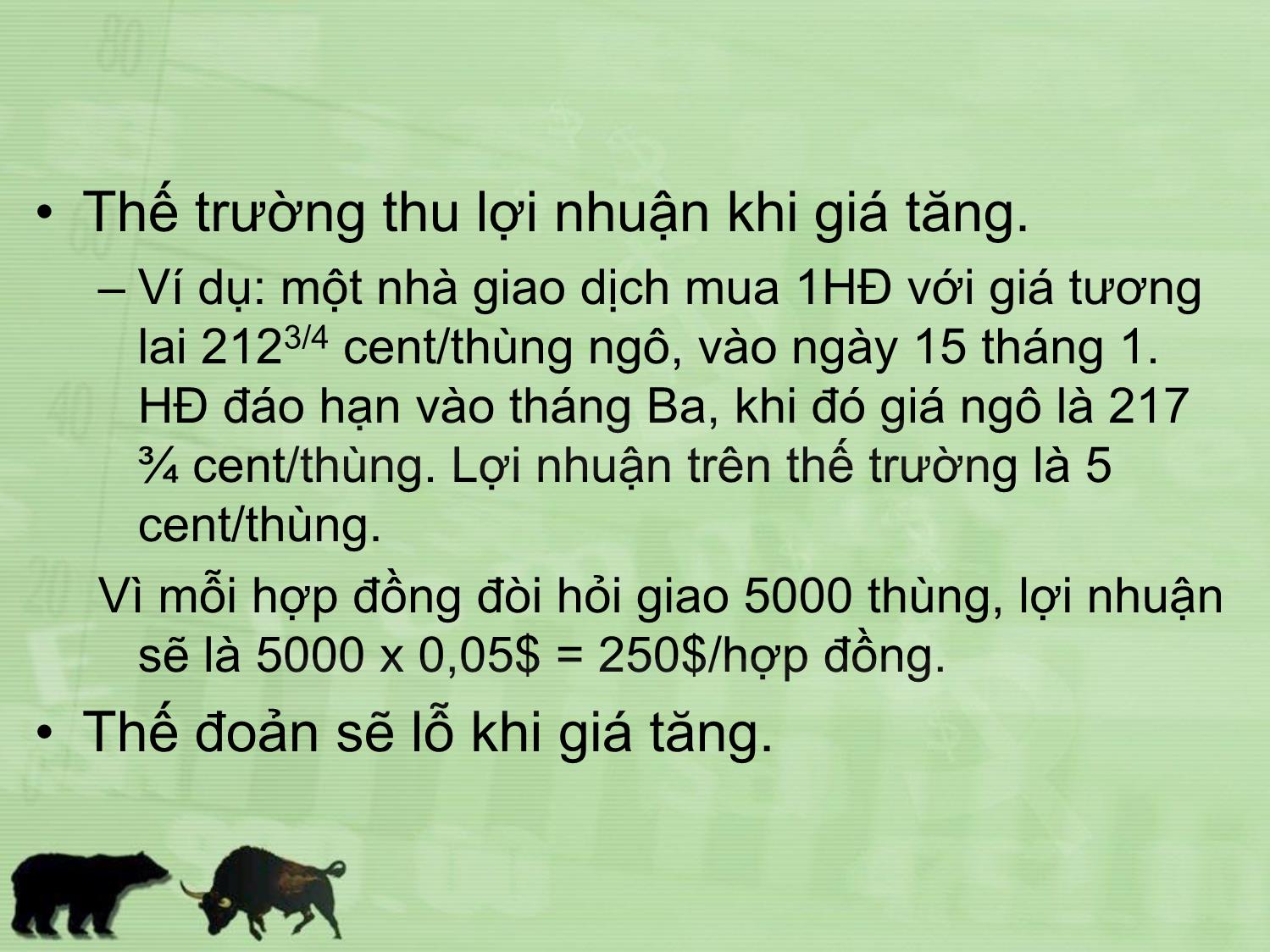 Bài giảng Đầu tư tài chính - Chương 13: Hợp đồng tương lai - Trần Thị Thái Hà trang 4