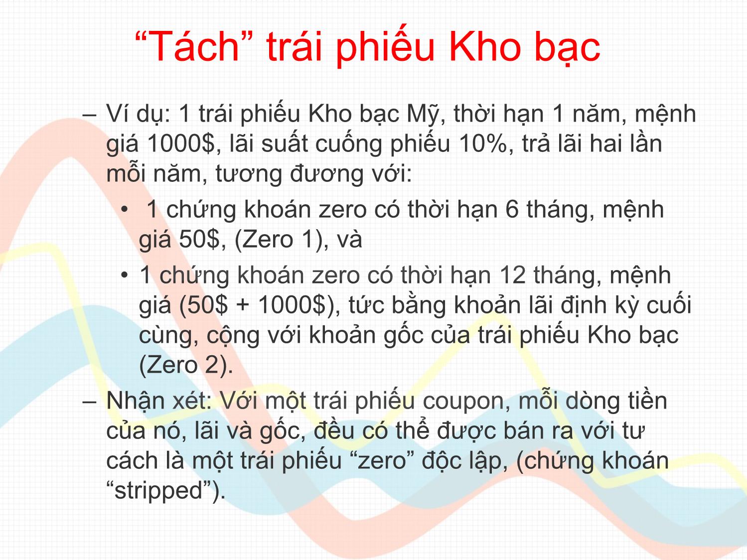 Bài giảng Đầu tư tài chính - Chương 14: Cấu trúc thời hạn của lãi suất - Trần Thị Thái Hà trang 6