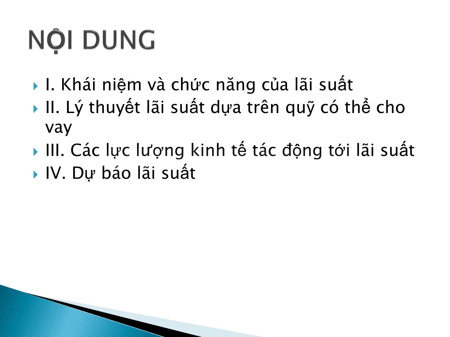 Bài giảng Định chế tài chính - Chương 2: Lãi suất trang 2