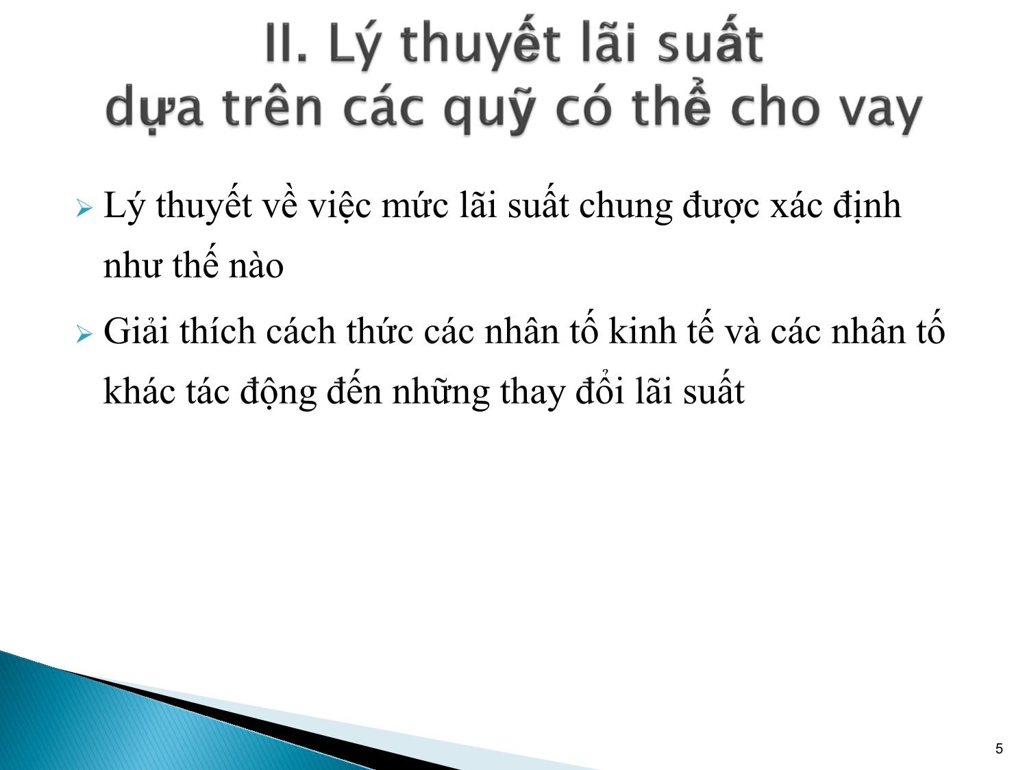 Bài giảng Định chế tài chính - Chương 2: Lãi suất trang 5