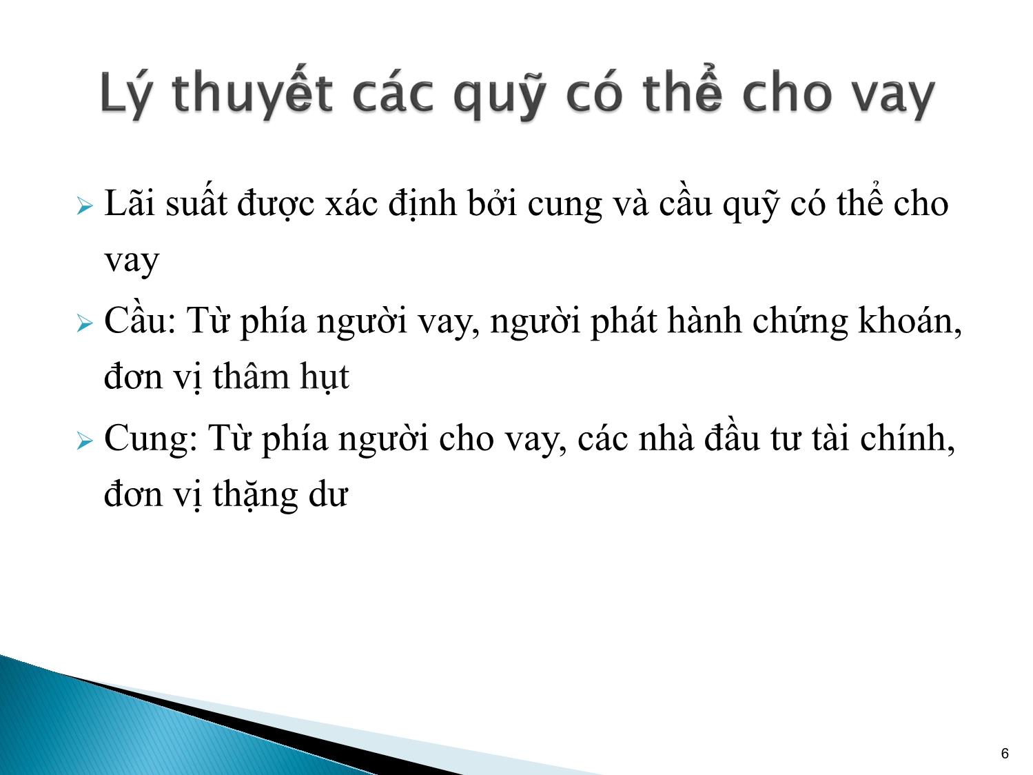 Bài giảng Định chế tài chính - Chương 2: Lãi suất trang 6