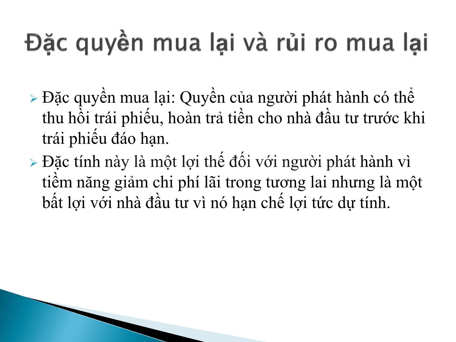 Bài giảng Định chế tài chính - Chương 3: Cấu trúc của lãi suất trang 8