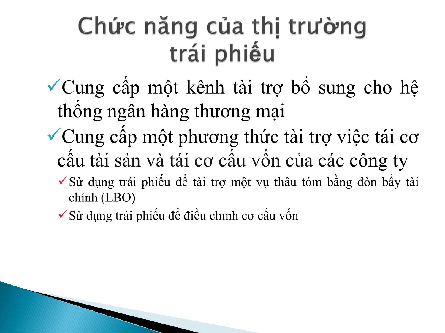 Bài giảng Định chế tài chính - Chương 6: Thị trường trái phiếu trang 5