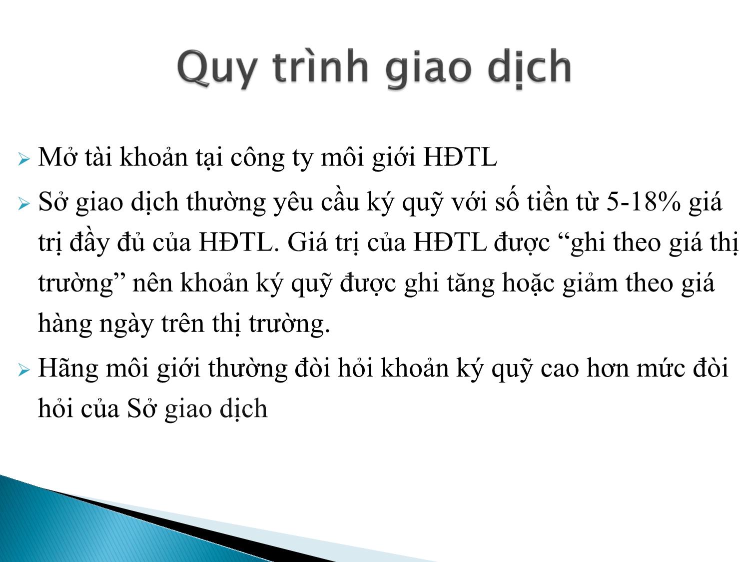 Bài giảng Định chế tài chính - Chương 9: Thị trường hợp đồng kỳ hạn và hợp đồng tương lai tài chính trang 10