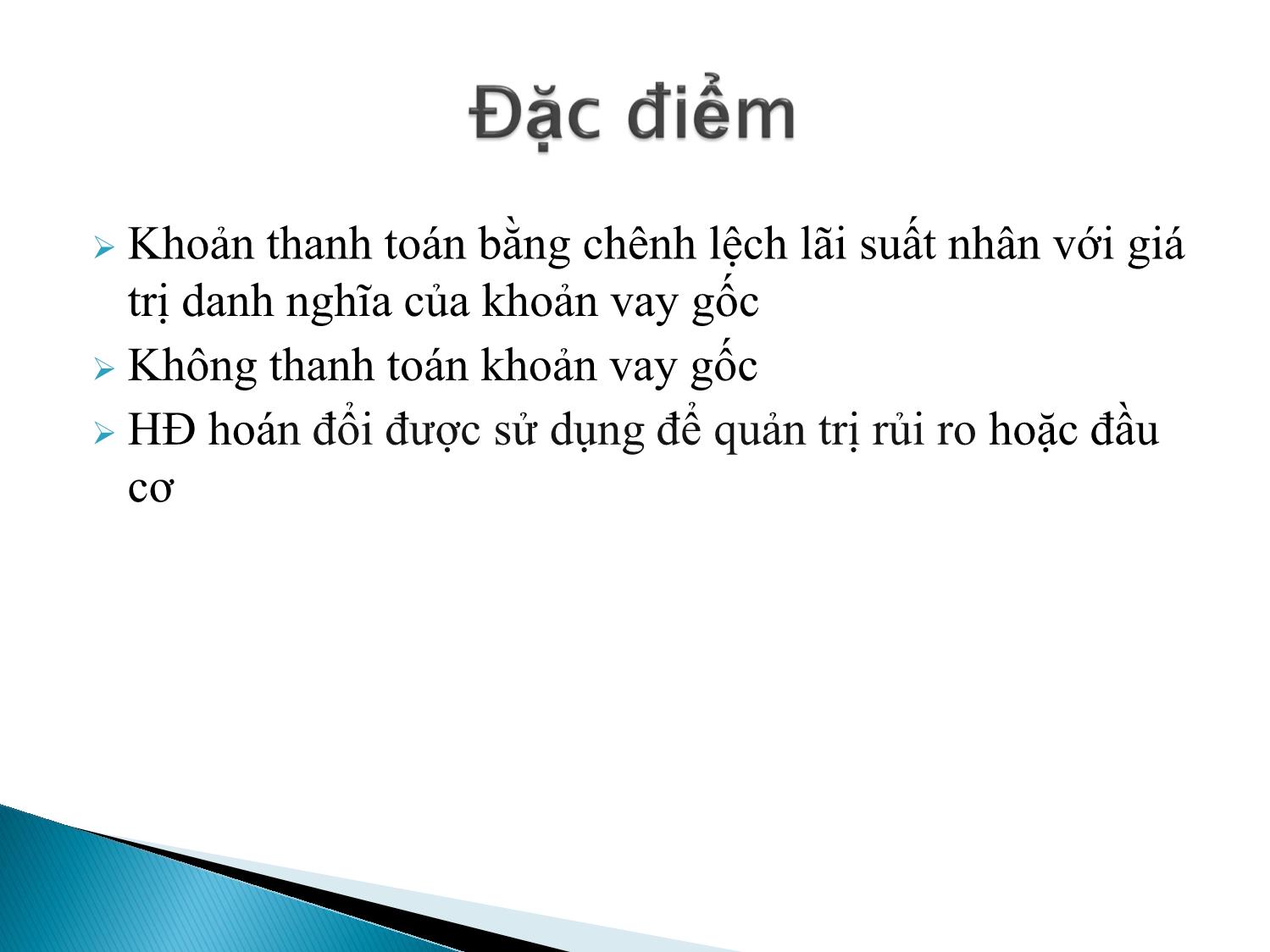 Bài giảng Định chế tài chính - Chương 11: Thị trường các công cụ phái sinh về lãi suất trang 5