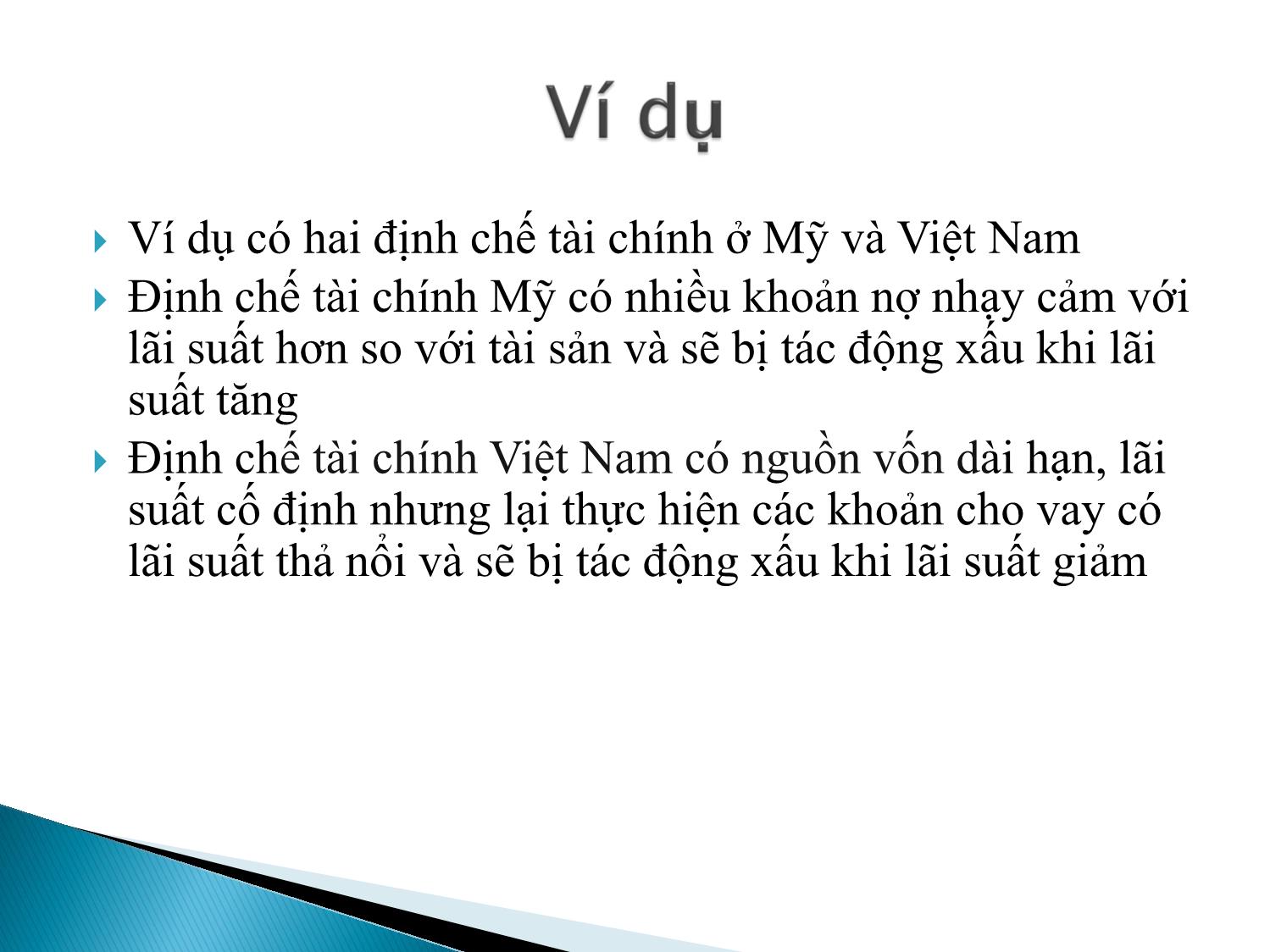 Bài giảng Định chế tài chính - Chương 11: Thị trường các công cụ phái sinh về lãi suất trang 6