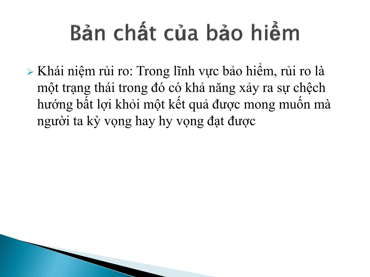 Bài giảng Định chế tài chính - Chương 14: Công ty bảo hiểm trang 3